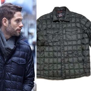 HAWKE & Co Olive Quilted Packable Puffer Jacket